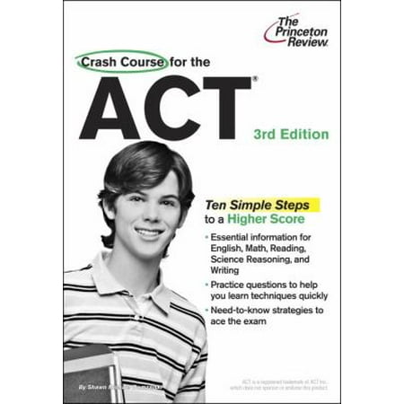 Crash Course for the Act, Used [Paperback]