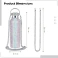thumbnail image 4 of Bouteille d'Eau Bling en Strass - Bouteille d'Eau Isolée en Acier Inoxydable de Grande Capacité 25 oz avec Design Scintillant en Strass, Parfaite pour l'Hydratation Quotidienne, Durable et Facile à Transporter, 4 of 5