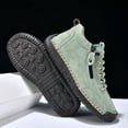 thumbnail image 5 of Dakaela Mens Casual Leather Shoes Ankle Chukka Boots Slip on Loafers Mid top Walking Driving Booties, 5 of 8