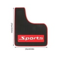 thumbnail image 2 of TABLZONE PVC Car Mudguards Assorted Color Durable Front Rear Splash Guards for Cars, 2 of 8