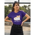 thumbnail image 2 of Crazy Cat Lady. Women T-Shirt, Female XX-Large, 2 of 4