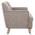 thumbnail image 3 of SAFAVIEH Colin Tufted Club Chair Taupe, 3 of 10