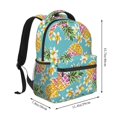 thumbnail image 2 of Easygdp Cute Pineapples Mochila Ergonómica Versátil para Laptop - Múltiples Bolsillos, Correas Ajustables, Unisex para Escuela, Viajes y Actividades al Aire Libre-One Size, 2 of 5