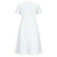 thumbnail image 5 of ICHUANYI Clearance Fashion Women Summer Casual V-Neck Solid Short Sleeve Button Pocket Cotton Linen Dress(White, XL) ICHUANYI WER2023080710761, 5 of 8