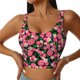 thumbnail image 1 of Balery Trendy Floral Sujetadores deportivos con espalda cruzada para mujer, acolchados, sin costuras, de alto impacto, ideales para yoga, gimnasio, entrenamiento y fitness.-, 1 of 8