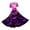 Purple, variant on Women Fashion Print V Neck Short Sleeve Long Dress Elegant Temperament Long Dress Two Tone Formal Dress Pageant Interview Dresses Silk Dress for Women with Slit Rec Dress for Women Dresses Lace for