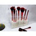 thumbnail image 2 of Organizador de maquillaje VASERDDY acrílico con 3 soportes para brochas y funda, 2 of 9