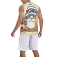 thumbnail image 2 of Sikiie Hello Summer Cute Gnome Basketball Jersey Reversible Men's Mesh Athletic Sports Shirts Training Practice S-4XLX-Large, 2 of 6