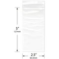 thumbnail image 2 of Plymor 2.5" x 5" (Case of 1,000), 2 Mil Zipper Reclosable Plastic Bags, 2 of 3