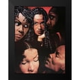 thumbnail image 2 of Unknown 14x18 Black Modern Framed Museum Art Print Titled - Faces, 2 of 5