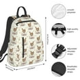 thumbnail image 3 of Naloa Flower Chicken Print Lightweight DayBackpack Suitable for school, work, shopping, travel, etc., 3 of 5