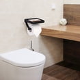 thumbnail image 2 of REGALWOVEN 7" x 5" x 3.7" Toilet Paper Holder Aluminum Alloy Black, 2 of 7
