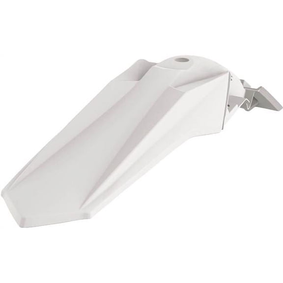 Polisport Motocross (MX) Rear Fender for Suzuki RMZ 250 & RMZ 450 (2018-2025) Dirt Bike – OEM Quality, Durable, Flexible & Perfect Fit – White