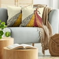 thumbnail image 5 of Ambesonne Modern Throw Pillow Cover 2 Pack, Patterns, 20", Multicolor, 5 of 7