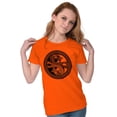 thumbnail image 3 of Dragon Yin Yang Style Symbol Balance Womens Fitted Plus Size Graphic Tee Brisco Brands 2X, 3 of 5