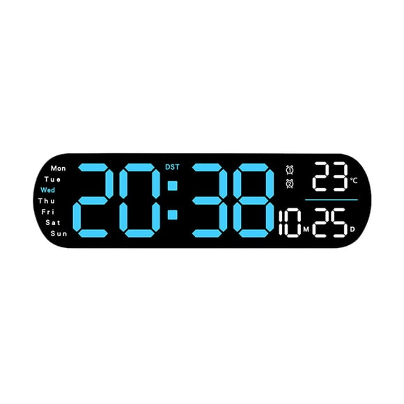 Reloj multifuncional Bearachild ABS pantalla grande LED azul