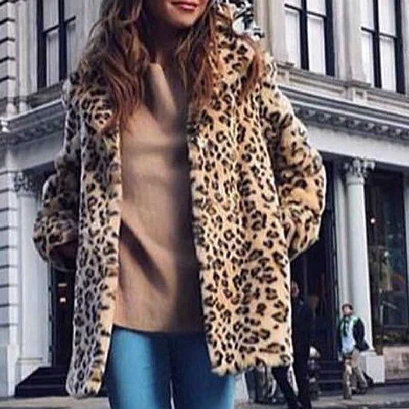 cheap leopard print coat