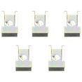 thumbnail image 2 of 50pcs Tone Spring Metal Car Door Panel Spire Tornillo Clips tipo U Afortunado Sencillez, 2 of 4