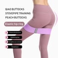 thumbnail image 5 of Fabric Booty Bands for Women Butt and Legs. Set of 3 Cloth Resistance Working Out Band for Glute, Thigh, Squat with Workout Training Guide And Carry Case to Exercise at Home or Gym, 5 of 13