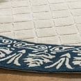 thumbnail image 3 of SAFAVIEH Total Performance Ruadhan Floral Area Rug, Navy, 6' x 6' Round, 3 of 8