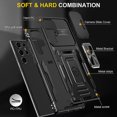 thumbnail image 3 of Armor Magnetic Ring Stand Compatible Samsung Galaxy S23 Ultra/s23p/s23 With Slide Camera Lens Protection Cover, 3 of 3