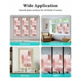 thumbnail image 6 of Window Privacy Film Pink Abstract Art Stained Glass Window Film Decorative Sun Block Window Cover Contemporary Luxury Color Block Window Clings Static Adhesive Sticker for Bathroom 23.6"x59", 6 of 7