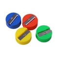 thumbnail image 5 of OUNONA 100Pcs Manual Pencil Sharpener Plastic Round Design Assorted Supplies, 5 of 5