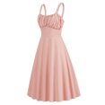 thumbnail image 4 of Retro Swing Dresses for Women 1950s Vintage Rockabilly Clothes Pinup Clothing Party Dress, 4 of 7