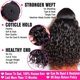 thumbnail image 2 of Hair Bundles Yavida Water Wave Brazilian Remy 20 cm Natural, 2 of 8