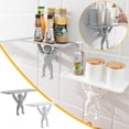 thumbnail image 2 of Daisyyozoid Father's Day Space Man-Shaped Wall Hanging Rack Kitchen Bathroom Wall Finishing Punch-Free Multi-Functional Storage Rack, 2 of 2