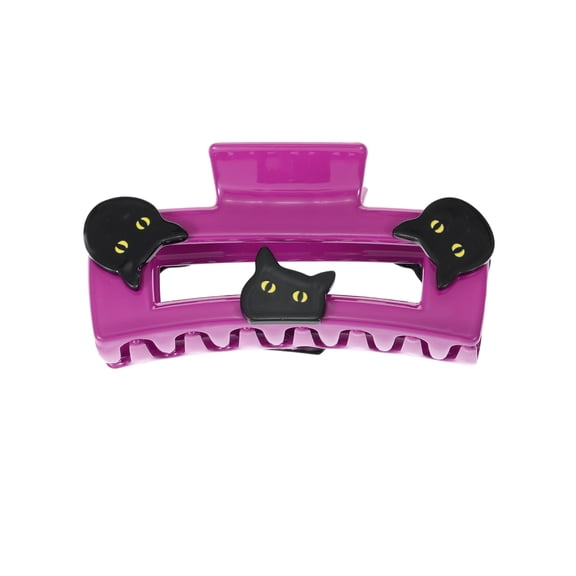 Way to Celebrate Halloween Women's Square Cat Claw Clip, Multicolor, 1 Piece