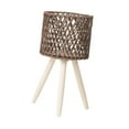 thumbnail image 4 of DYNWAVECA Planter Basket Plant Pot Stand Shelf Rack Handwoven Riser Display Flowerpot Holder for Potted Plant Home Corner Patio Outside 25x40cm Dia 20cm, 4 of 9