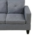 thumbnail image 5 of MAYEERTY 66.5" Linen 3-Piece Living Room Sofa Set，Gray, 5 of 5