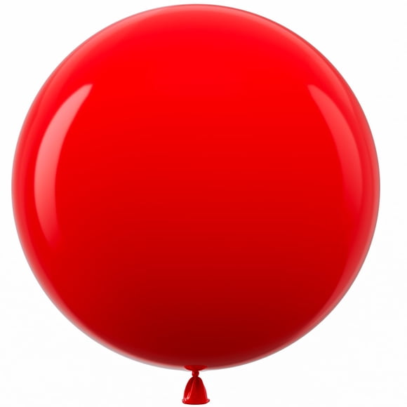 Globos Bezente Red Giant de 36 pulgadas, paquete de 8, Jumbo Latex, rojo