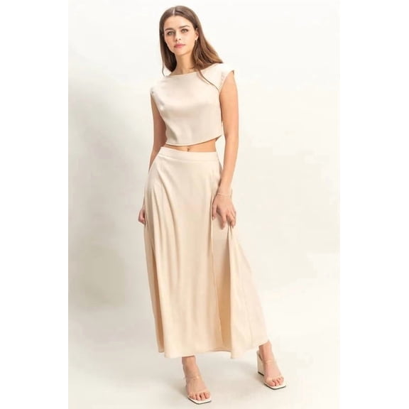 HYFVE Sleeveless Top and Maxi Skirt Set