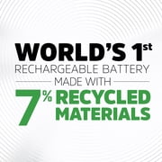 Energizer Recharge Universal Rechargeable D Batteries (2 Pack), D Cell Batteries