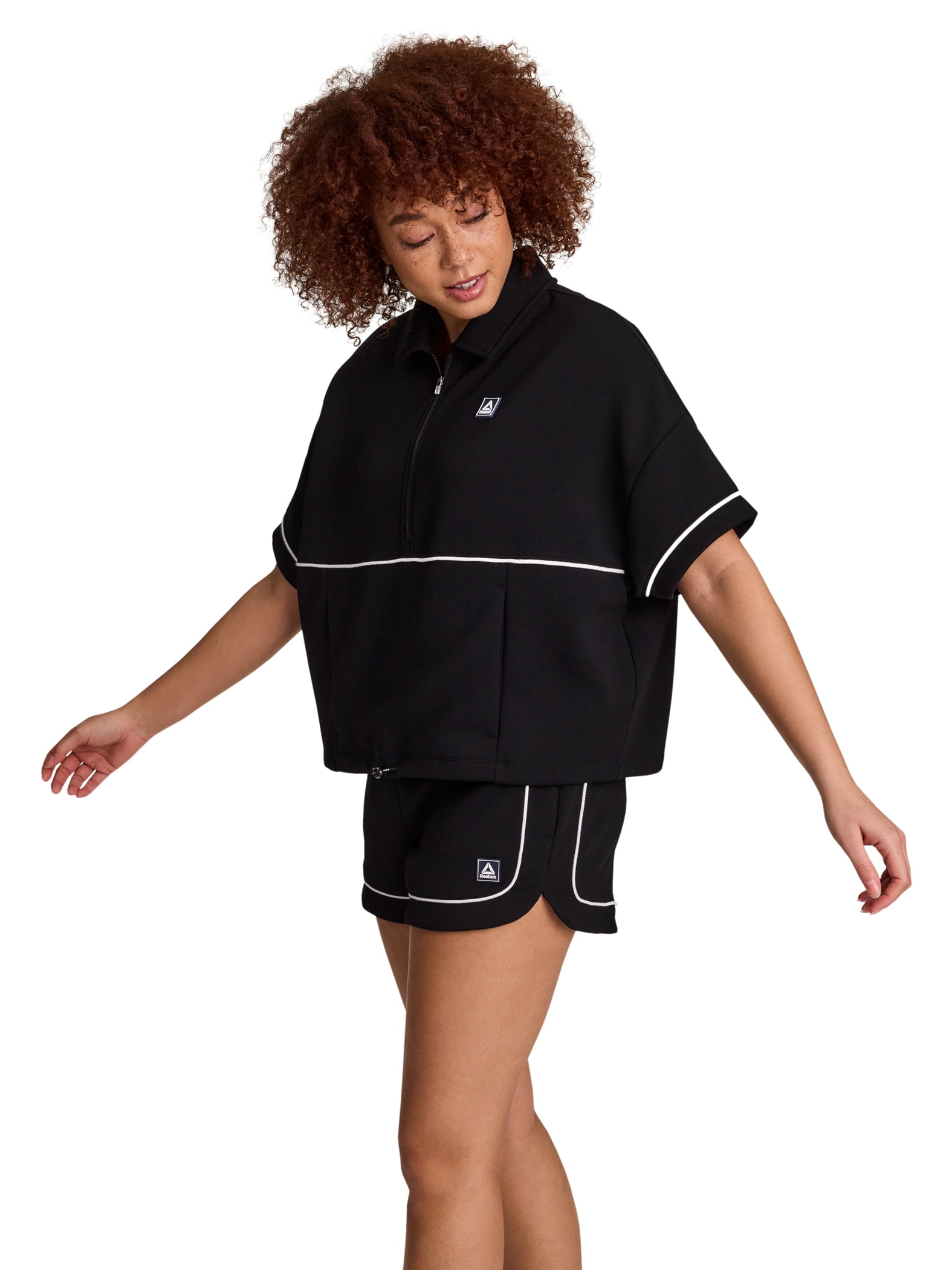 Reebok Women's and Women's Plus Team Player Short Sleeve Oversize Pullover, Sizes XS-4X