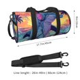 thumbnail image 2 of Easygdp Hip-Hop DJ Dolphin Bolsa de Viaje, Bolsa de Mano, Bolsa de Gimnasio, Bolsa de Equipaje para Viaje, 2 of 6