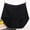 Black, variant on High Waisted Women Underwear Bamboo Underwear Briefs Underwear Stretchable Red Pull-On Active Fit Embossed Period Underwear,XXL