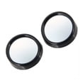thumbnail image 2 of Wideskall 2 Pieces Universal 2" Wide Angle Convex View Adjustable Blind Spot Mirror Stick on Car, 2 of 4