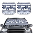 thumbnail image 2 of Haiem Sea Underwater Turtles Windshield Sun Shade: Universal Foldable 2-Piece Car Front Window Sunshade - Blocks Uv Rays, And Reduces Heat,Essential Car Accessory Medium, 2 of 7
