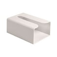 thumbnail image 5 of Niceauty White Wall Mounted Tissue Holder Tissue Box Storage Rack for Bathroom Accessories, 5 of 8