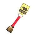 thumbnail image 3 of Campana de oso ruidoso shamjiam al aire libre Correa Roja Bronce, 3 of 8