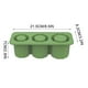 thumbnail image 2 of Ice Cube Tray for Tumbler, 3 Pcs Silicone Hollow Cylinder Ice Mold with Lid and Bin for Freezer, Ice Drink, Juice, Whiskey, Cocktail, Compatible with 40Oz Tumbler, 2 of 7