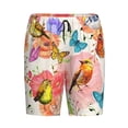 thumbnail image 4 of Fotbe Flowers And Birds Watercolor Pajama Shorts for Men, Men's Pajama Bottoms, Sleepwear,Short Pajama Pants-3X-Large, 4 of 9