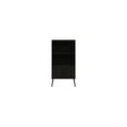 thumbnail image 3 of Homestock Mid Century Style Accent Cabinet With Wood Legs, Fits In Your Space, Sturdy On Flat Surface, 2 Tall Shelving And A Storage Cabinet-Finish:Espresso, 3 of 5