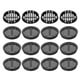 thumbnail image 1 of Uxcell 20Pcs 60mm/2.4in Ventilaciones redondas de soffit, cubierta de ventilación de soffit negra para baño, 1 of 5