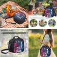 thumbnail image 6 of Yspwyqan Galaxy Wolf 4Pcs Kids Backpack Set with Lunch Box Pencil Case Water Bottle, 17 Inch Lightweight Cosmic Space Bookbag for Elementary Middle School Travel Hiking, 6 of 7