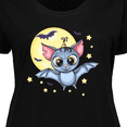 thumbnail image 4 of Inktastic Halloween Bat Women's Plus Size T-Shirt, 4 of 5