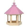 thumbnail image 3 of Ventana de jardín Pajarera de madera Jaula para loros Semillas para pájaros Alimentador de alimentos (Rosa) Ehuebsd  Para estrenar, 3 of 8